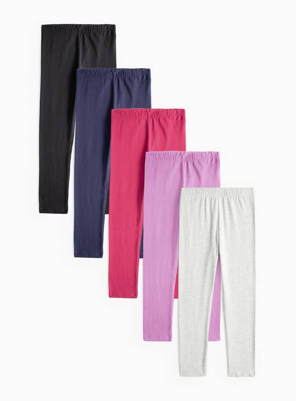 Core Leggings 5 Pack 7 years